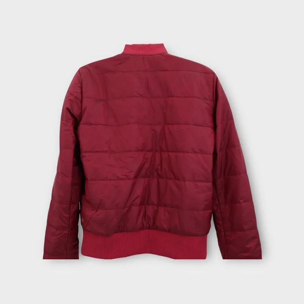 Lululemon Non Stop Bomber Size 8 Reversible Pomegranate NWT Jacket